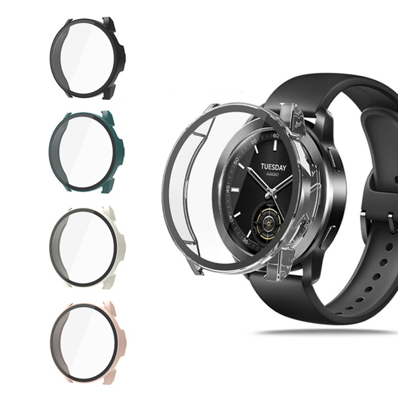Xiaomi Smartwatch S3 Accessories - Hard Edge Shell Glass Screen Protector