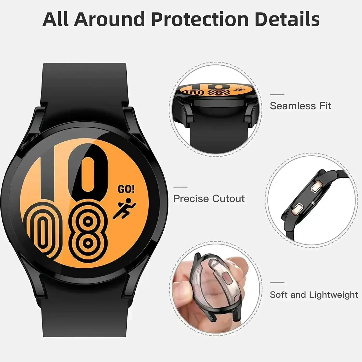 Case for Samsung Galaxy Watch  - Accessories For Galaxy Watch 5 评论和价格
