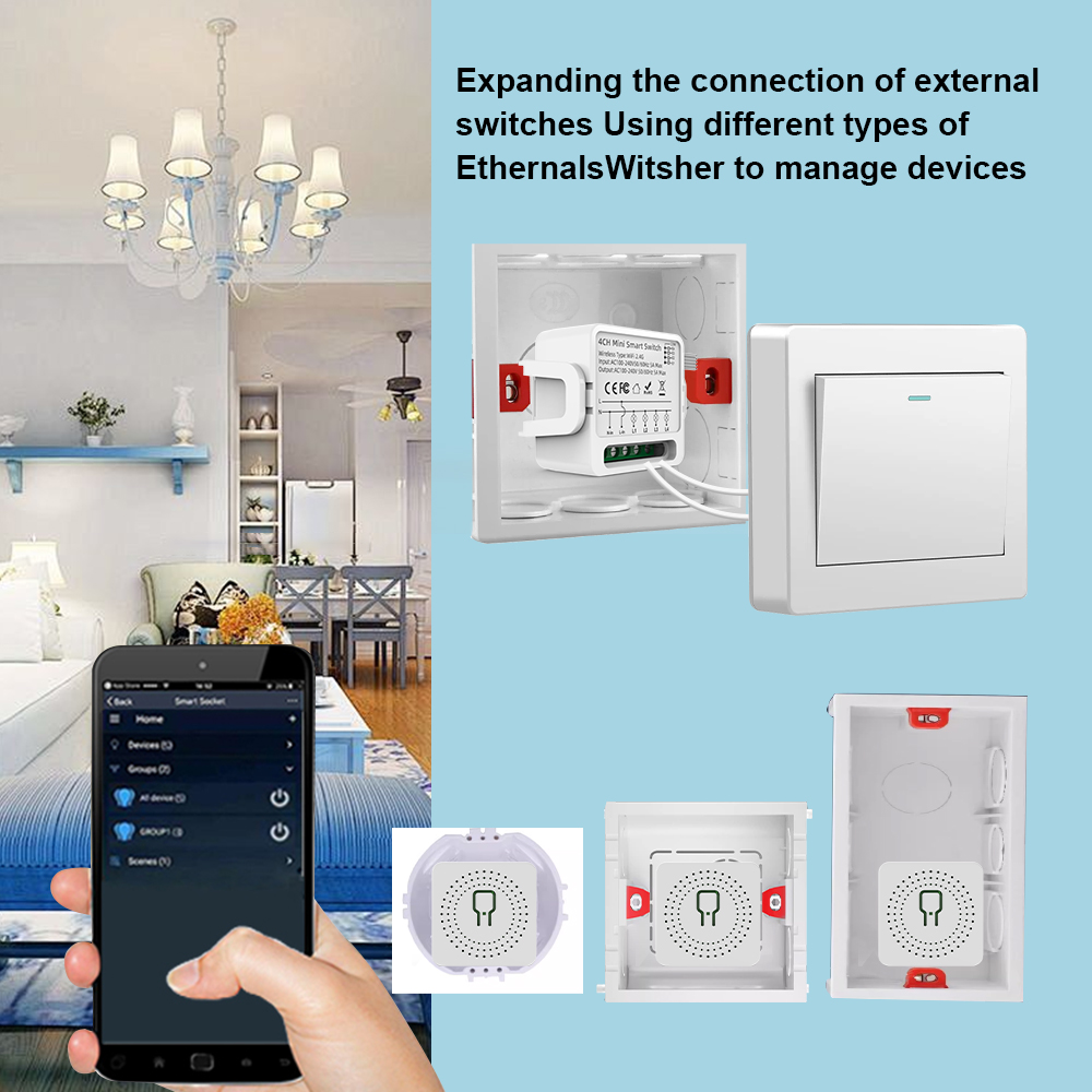 Tuya WiFi Smart Switch 1/2/3/4 - Smart Accessories 评论和价格