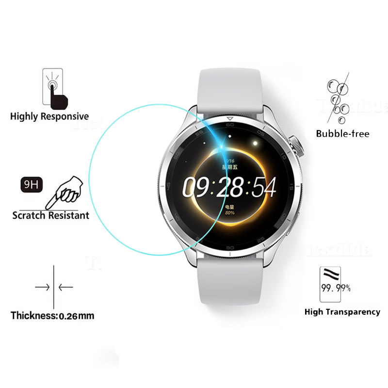 Tempered Glass for Xiaomi Mi W - Xiaomi Smartwatch S3 Accessories 评论和价格