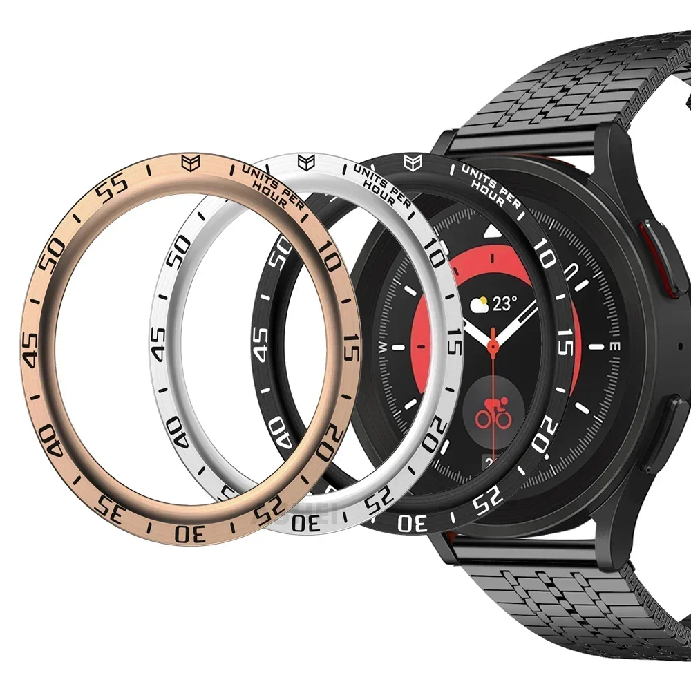 HOT Metal Bezel Ring For Samsu - Accessories For Galaxy Watch 5 评论和价格
