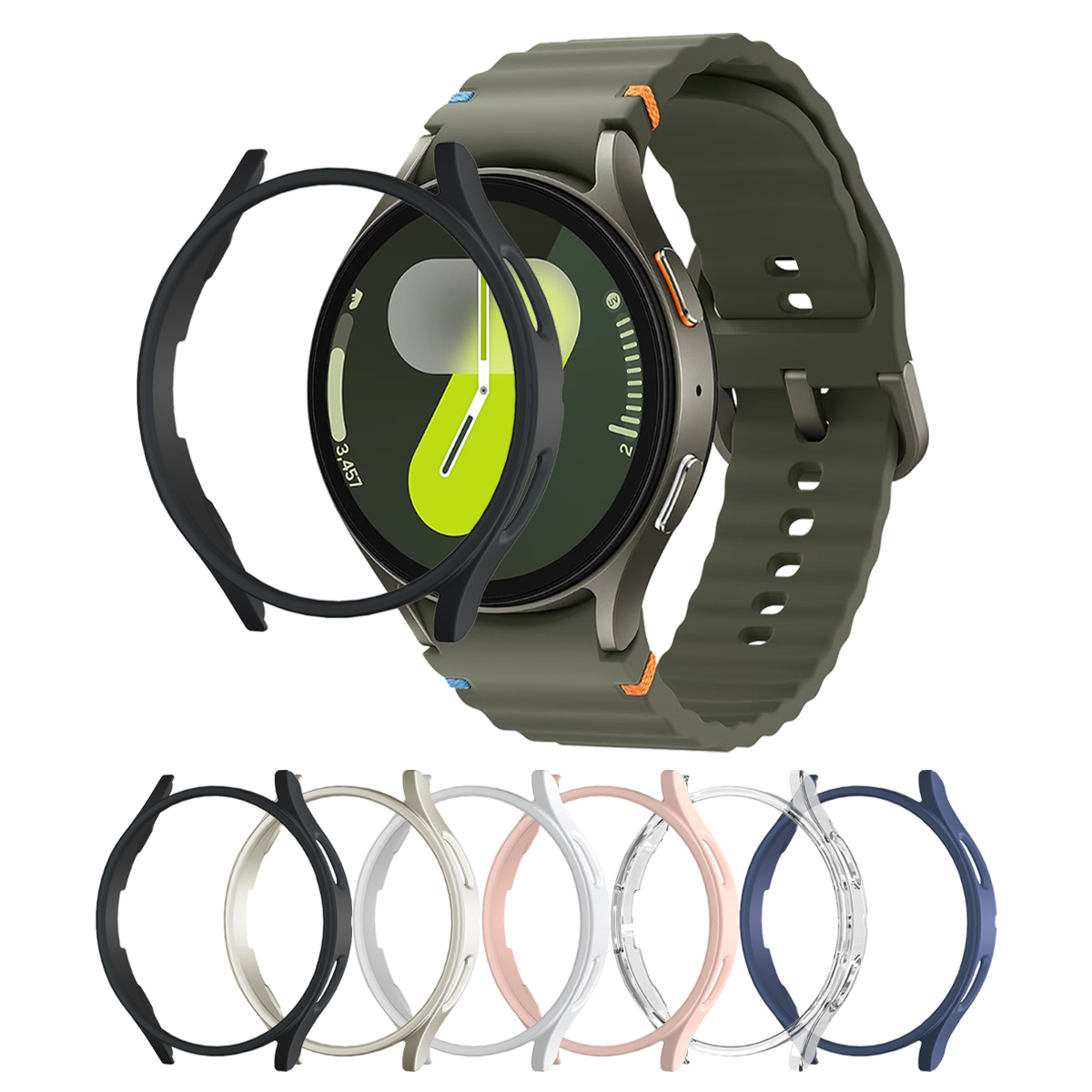 PC skeleton Watch Case  for Sa - Accessories For Galaxy Watch 5 评论和价格