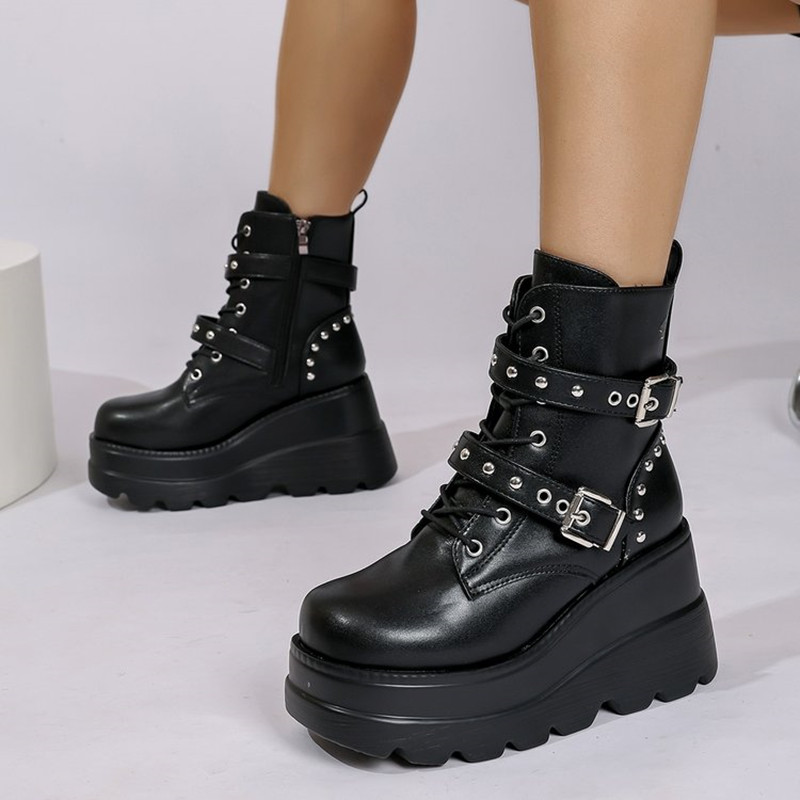 Women Leather Ankle Booties Wo - Leather Classic Strap 评论和价格