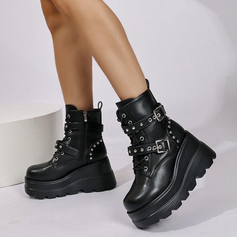 Women Leather Ankle Booties Wo - Leather Classic Strap 评论和价格