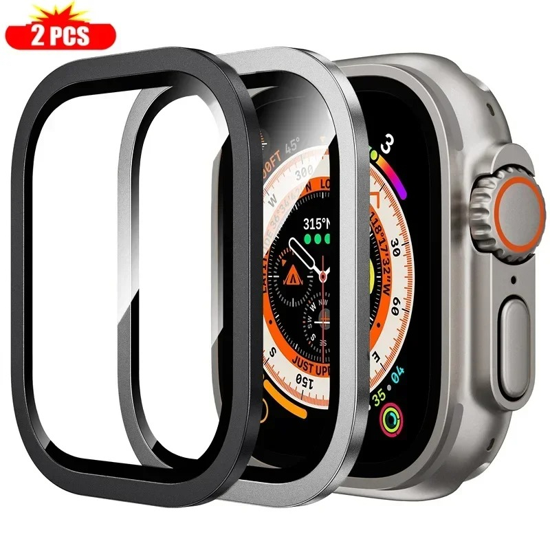 2PCS Tempered Glass for Apple  - Smartwatch Watch Accessories For Women 评论和价格