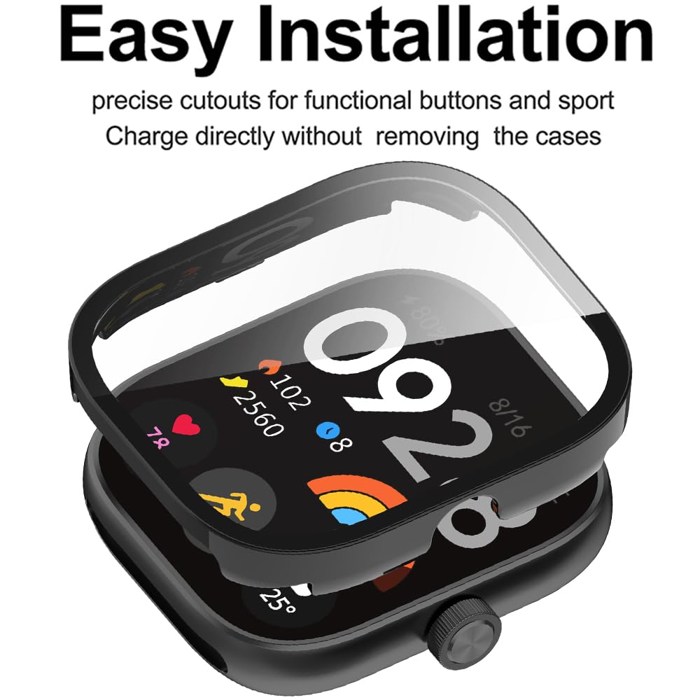 Tempered Glass+Case For Xiaomi - Smartwatch Watch Accessories For Women 评论和价格