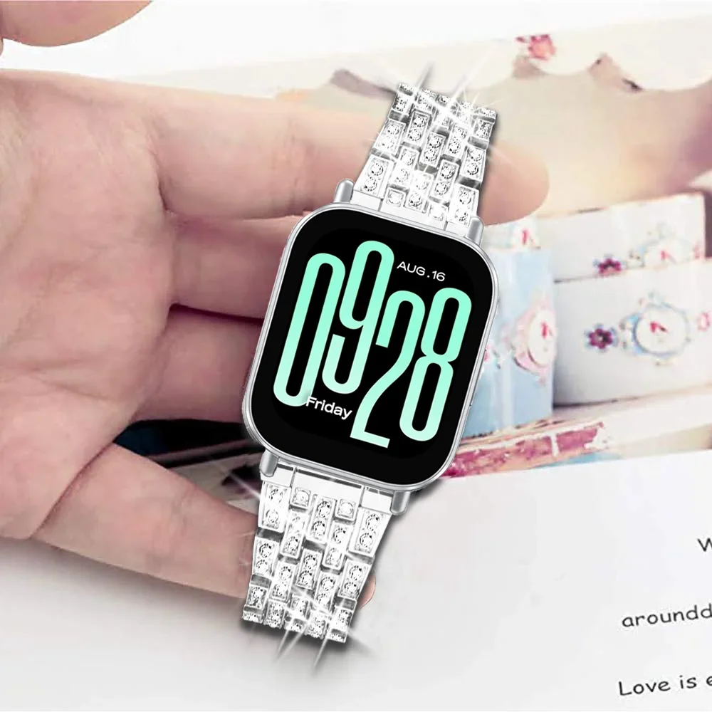 Stainless Steel With Diamond W - Titan Smartwatch Accessories 评论和价格