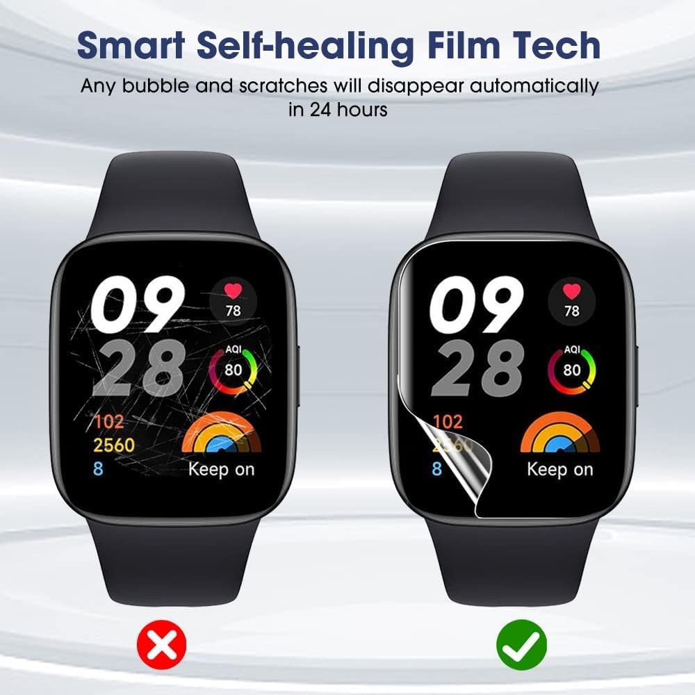 3/6pcs Hydrogel Protective Fil - Watch Face Protector 评论和价格