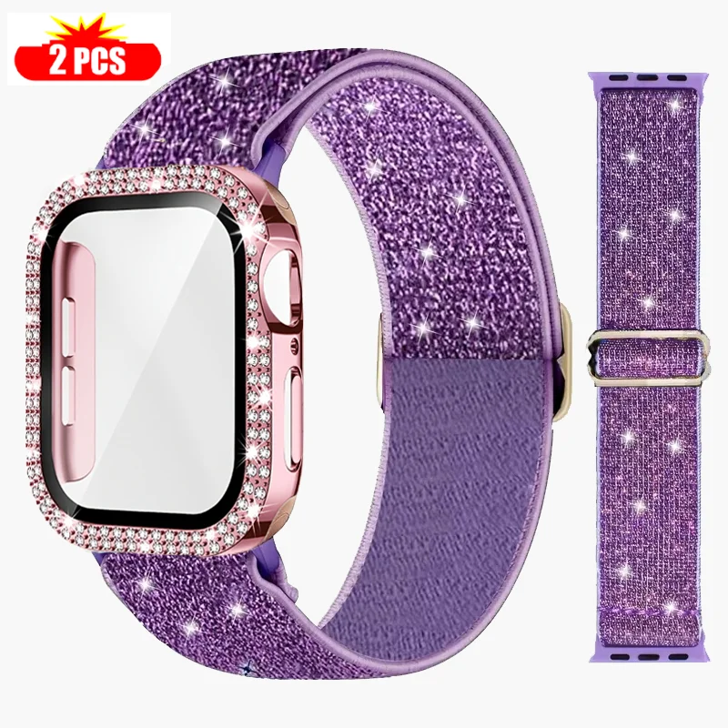 Band+Case for Apple Watch 45mm - Smartwatch Watch Accessories For Women 评论和价格