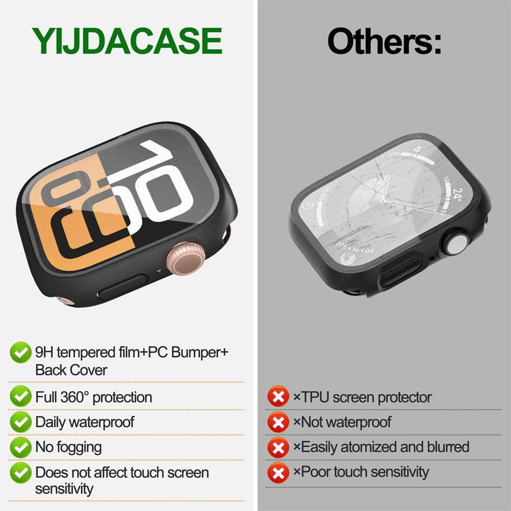 360 Protective Case for Apple  - Smartwatch Watch Accessories For Women 评论和价格