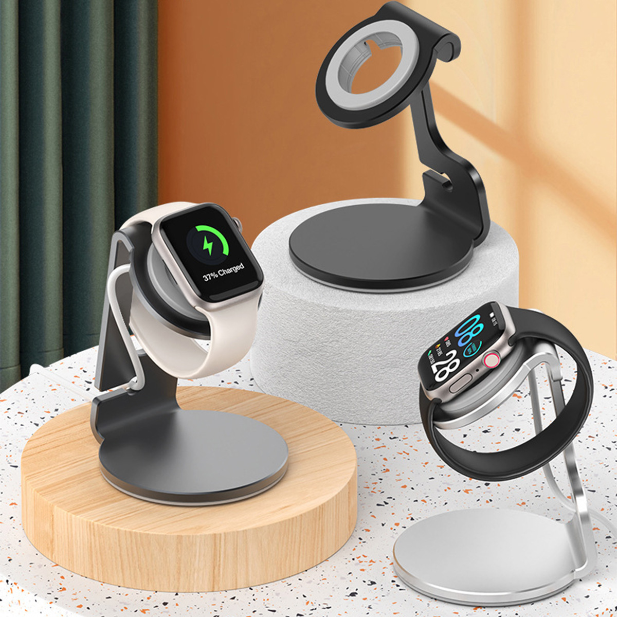 Aluminum Bracket Charger Dock  - Watch Charging Dock 评论和价格