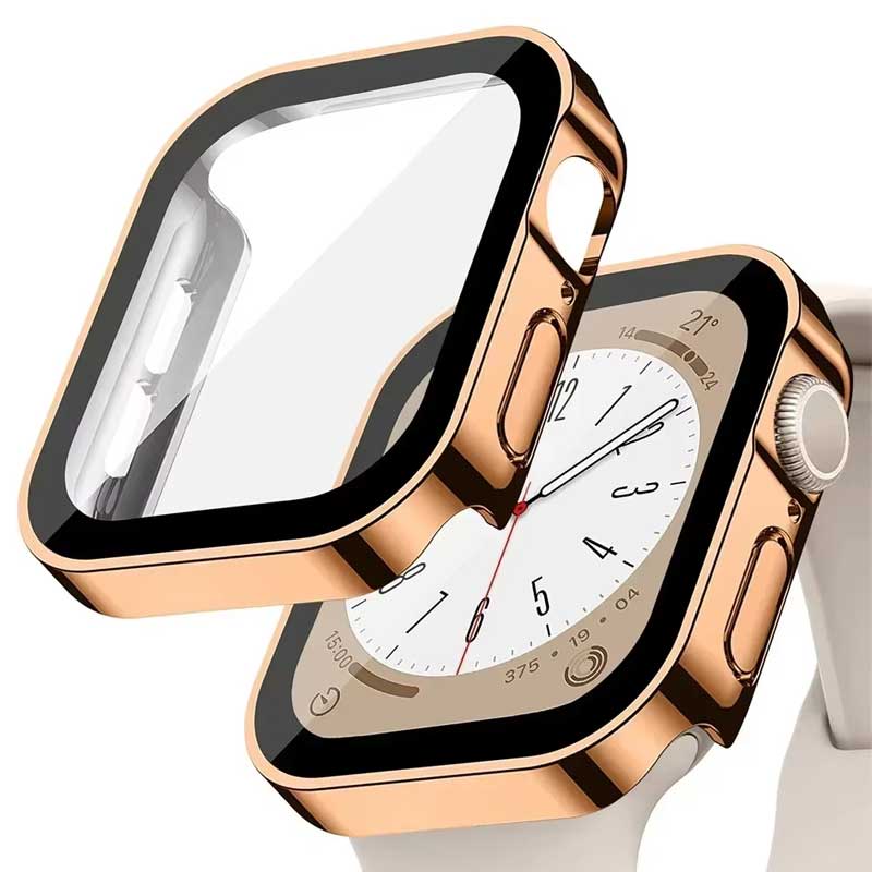 Glass+cover For Apple Watch ca - Smartwatch Watch Accessories For Women 评论和价格