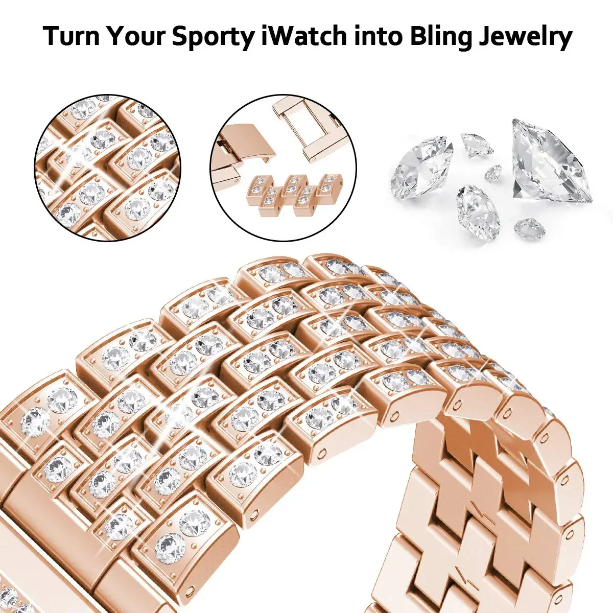 Diamond Band for Samsung Galax - Titan Smartwatch Accessories 评论和价格