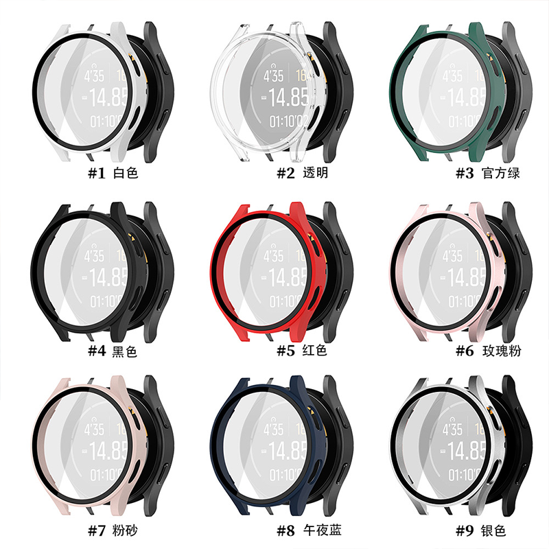 Tempered Glass+PC Case for Sam - Accessories For Galaxy Watch 5 评论和价格