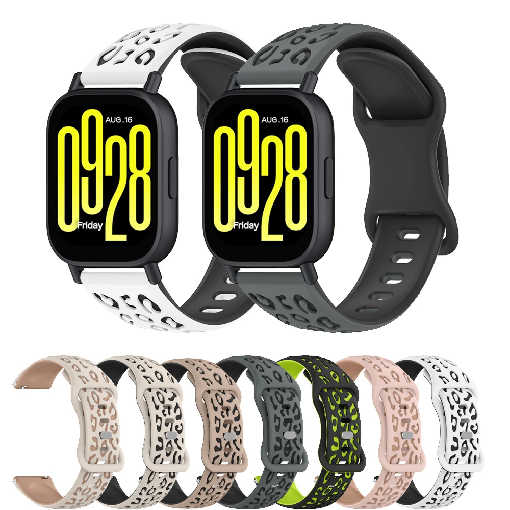 Silicone Leopard Strap For Xia - Xiaomi Smartwatch S3 Accessories 评论和价格