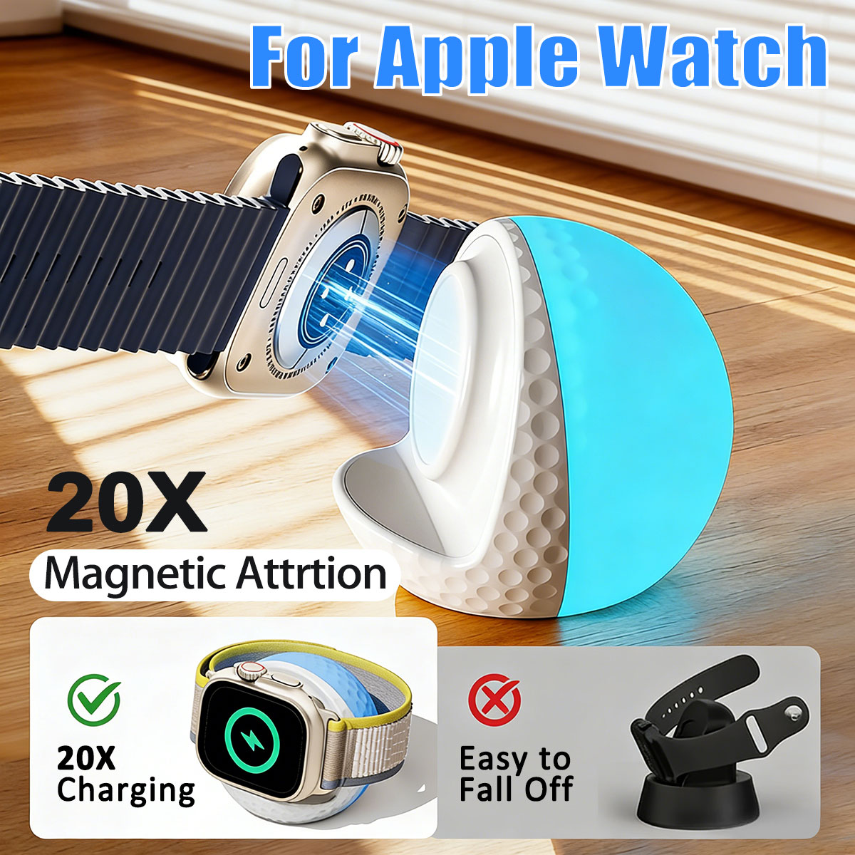 Portable RGB Lighting Wireless - Watch Charging Dock 评论和价格