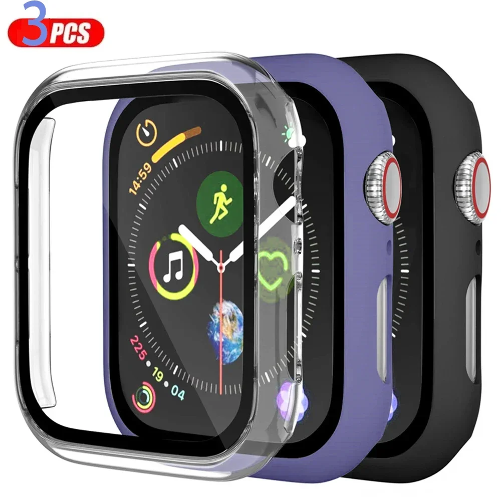 3pack Glass+cover For Apple Wa - Smartwatch Watch Accessories For Women 评论和价格