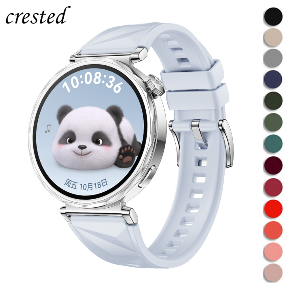 18mm/22mm Silicone Strap For h - Titan Smartwatch Accessories 评论和价格
