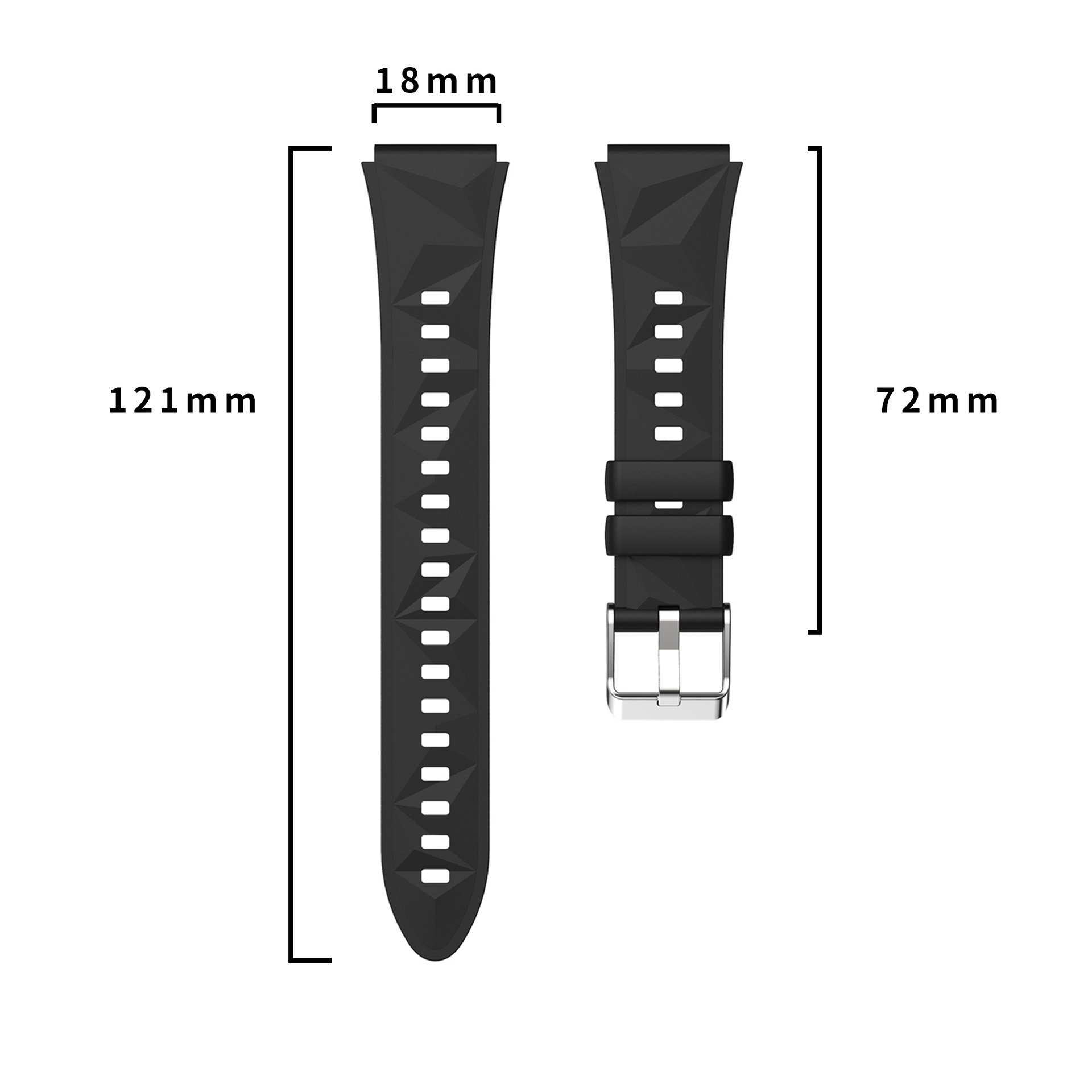18mm/22mm Silicone Strap For h - Titan Smartwatch Accessories 评论和价格