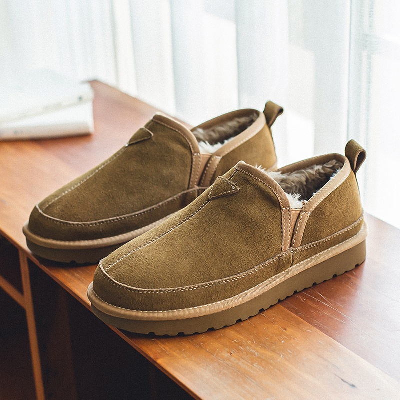 Winter Women Men Genuine Cow L - Leather Classic Strap 评论和价格