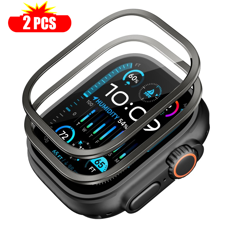 2pcs Tempered Glass for Apple  - Smartwatch Watch Accessories For Women 评论和价格