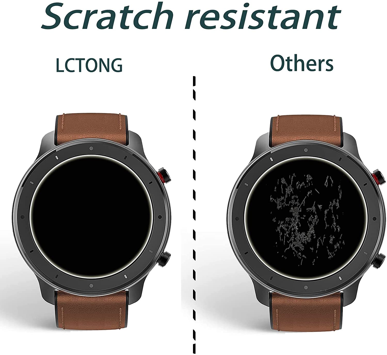 9H Tempered Glass Film For Ama - Watch Face Protector 评论和价格